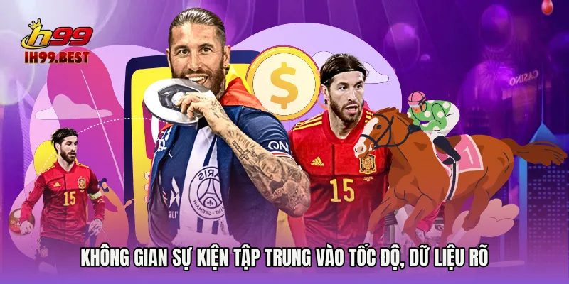 Không gian sự kiện tập trung vào tốc độ, dữ liệu rõ